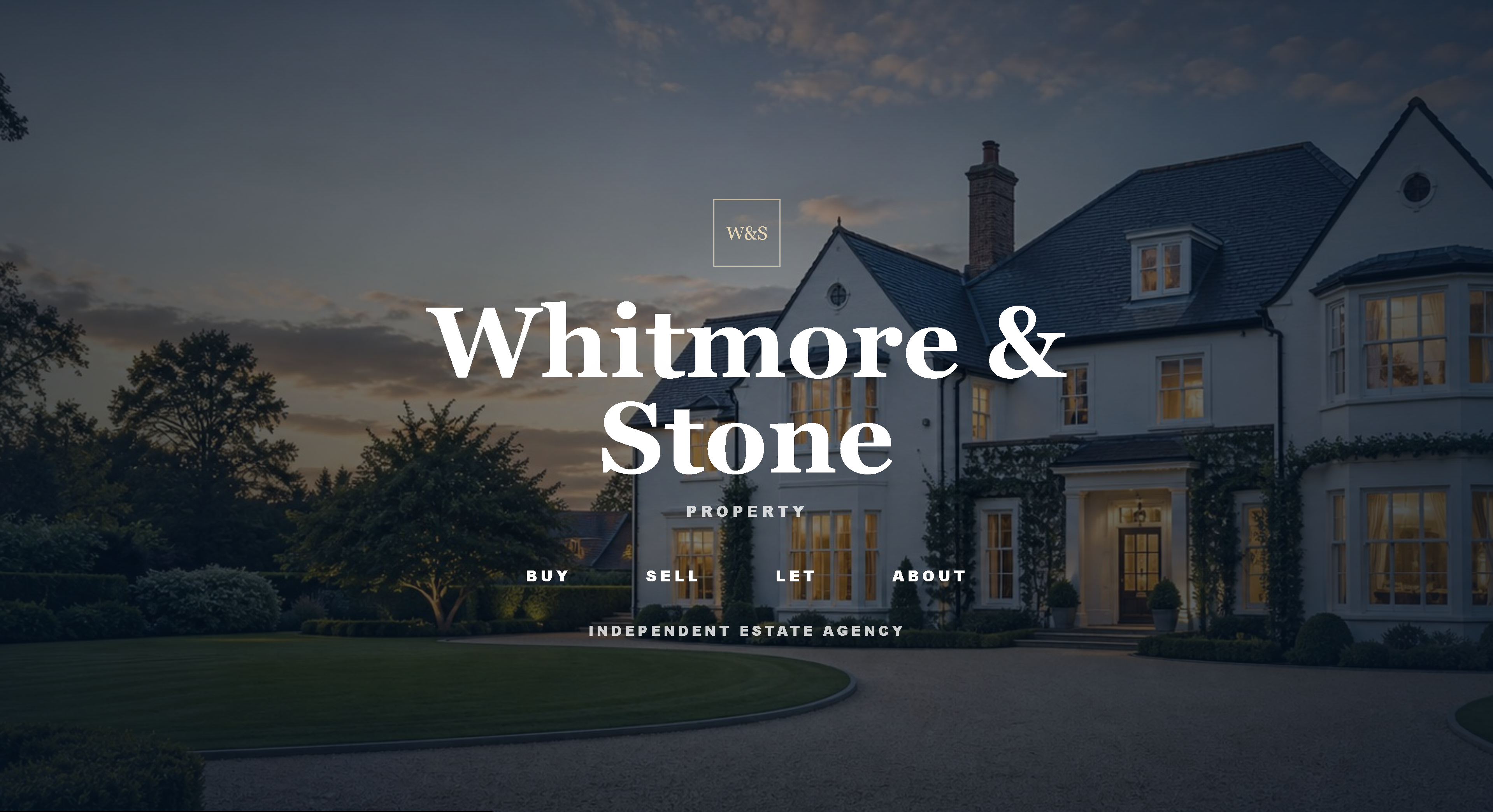 Whitmore & Stone Property homepage hero preview